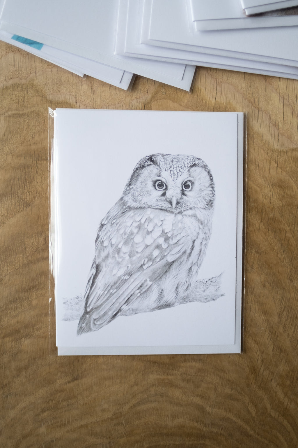 Notecard 5.5" x 4" Premium Matte - "Spotted" Owl