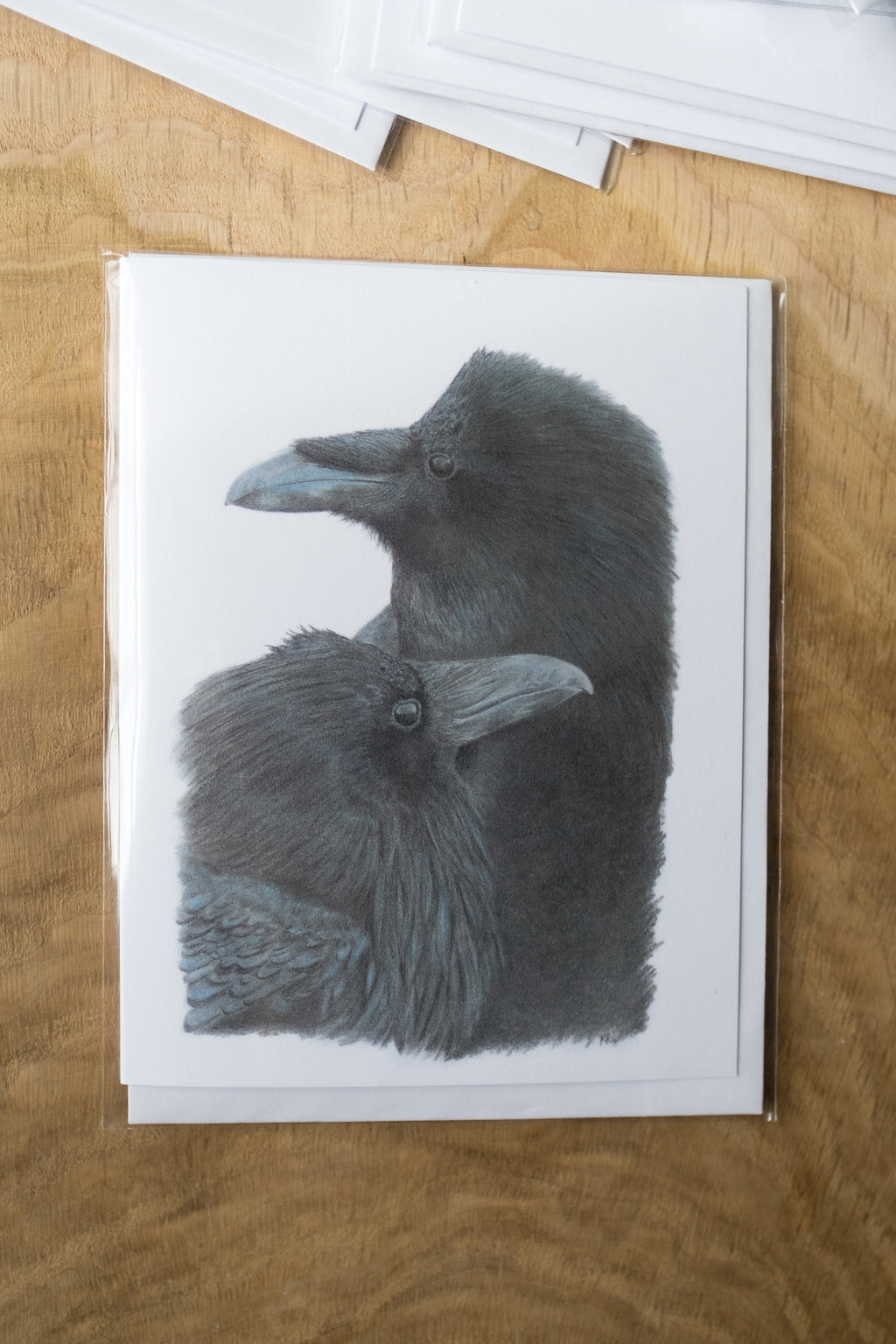 Notecard 5.5" x 4" Premium Matte - "Nevermore" Ravens